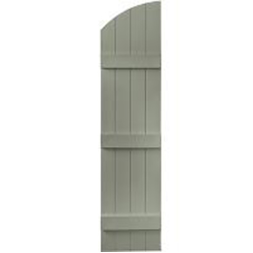 CAD Drawings Mid-America Siding Components Board-N-Batten (4-Board Joined with Arch Top)